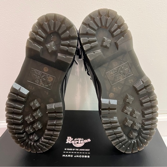 Dr Martens X Marc Jacobs Vegan Jadon Charm Platform Boots Size 8 Womens - Picture 10 of 12